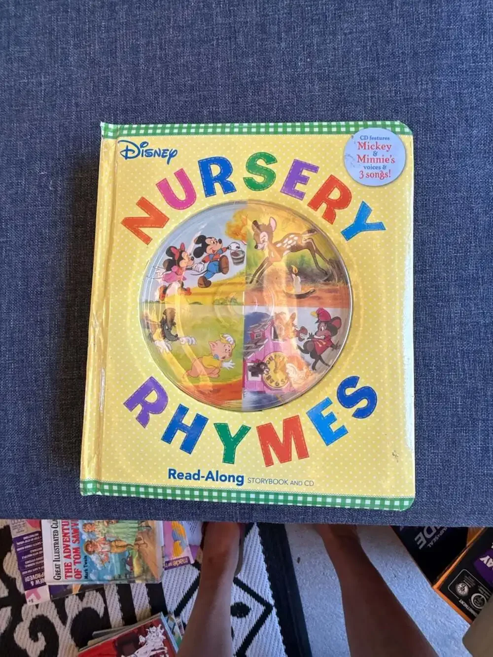 Disney Nursery Rhymes Read-Along Storybook and CD